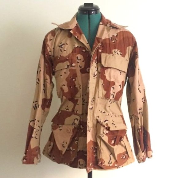Vintage 90s Operation Desert Storm | Authentic Military Desert Camo Jacket - Picture 1 of 4